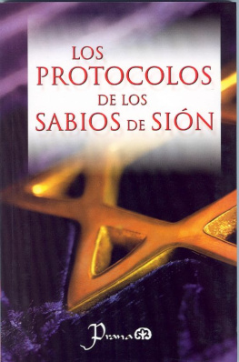 Sergei Nilus Los Protocolos de los Sabios de Slón