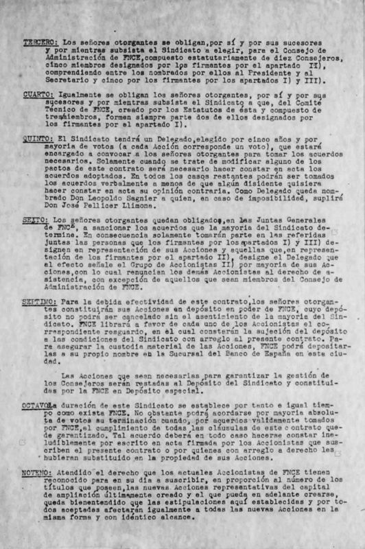 1 Contrato de la IG Farben en España en 1942 2 Firma de directivos de la - photo 2
