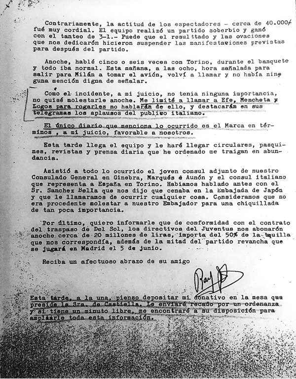 18 Carta de Raimundo Saporta a Ramón Sedó 9 de mayo de 1963 19 Firmas - photo 31