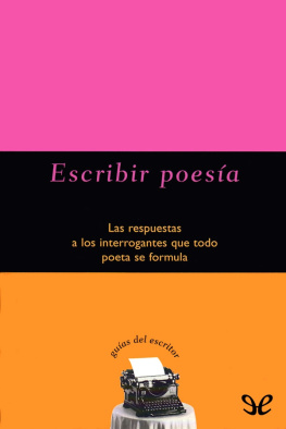 Ariel Rivadeneira Escribir poesía