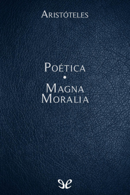 Aristóteles Poetica - Magna Moralia