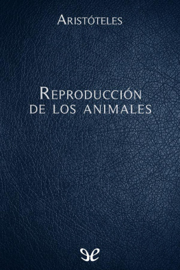 Aristóteles - Reproducción de los animales