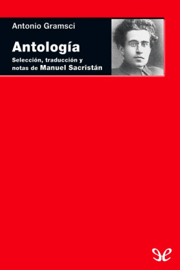 Antonio Gramsci Antología