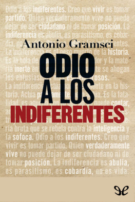 Antonio Gramsci Odio a los indiferentes
