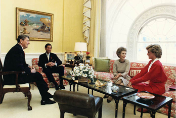 El príncipe y la princesa de Gales se reúnen con el presidente estadounidense - photo 3