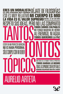 Aurelio Arteta - Tantos tontos tópicos