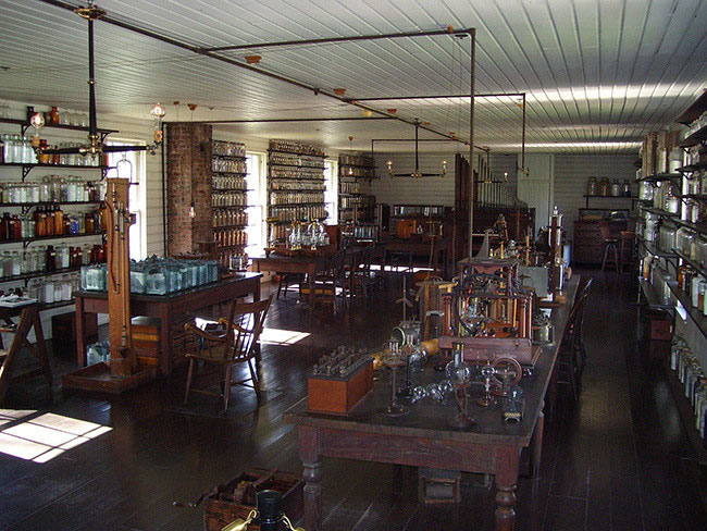 Reconstrucción del laboratorio de Thomas Edison El laboratorio de Menlo Park - photo 1