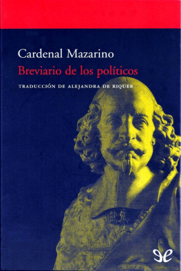 Cardenal Mazarino Breviario de los políticos