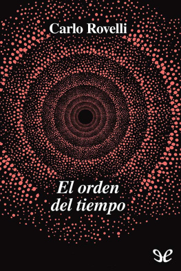 Carlo Rovelli El orden del tiempo