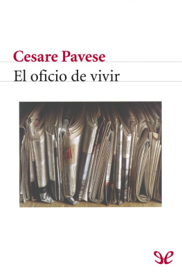 Cesare Pavese El oficio de vivir