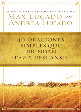 Max Lucado 40 oraciones simples que brindan paz y descanso