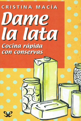 Cristina Macía - Dame la lata
