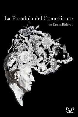 Denis Diderot La paradoja del comediante