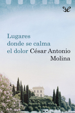 César Antonio Molina Lugares donde se calma el dolor
