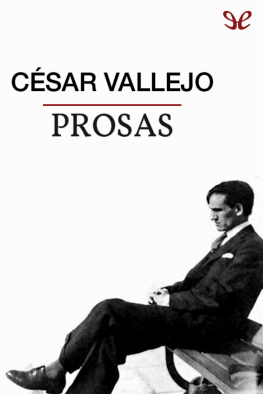 César Vallejo - Prosas