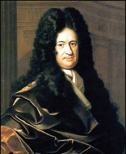 Retrato de Gottfried Wilhelm von Leibniz realizado hacia el año 1700 - photo 1