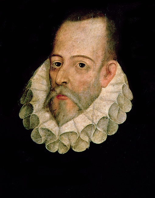 Retrato de Miguel de Cervantes Cervantes nacido en 1547 probablemente el 29 - photo 2