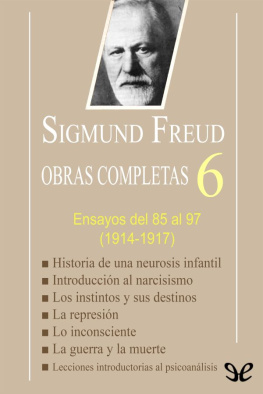 Sigmund Freud Obras completas. Tomo 6: 1914-1917