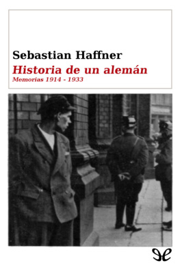 Sebastian Haffner Historia de un alemán