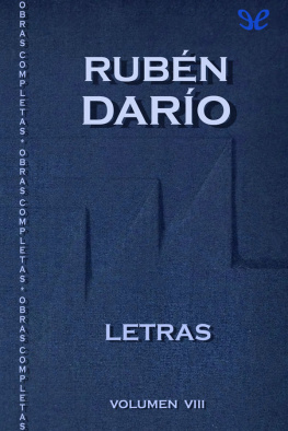 Rubén Darío Letras