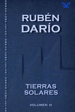Rubén Darío - Tierras solares