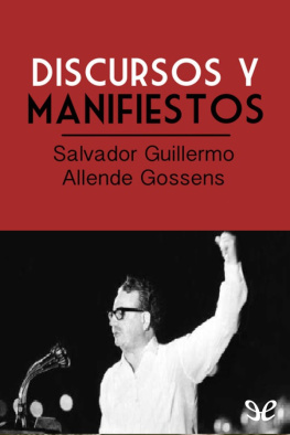 Salvador Allende Discursos y manifiestos