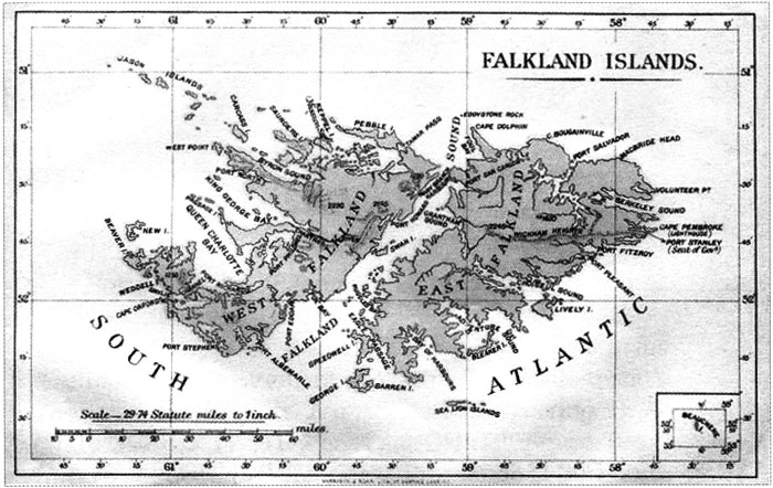 1894 FALKLAND 1898 GEORGE F CRAM ÁLBUM CARTOGRÁFICO I Declaraciones - photo 19