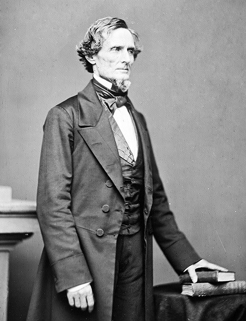 Fotografía de Jefferson Davis tomada por Mathew Brady antes de 1861 Jefferson - photo 4