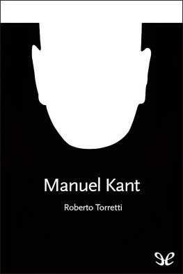 Roberto Torreti - Manuel Kant