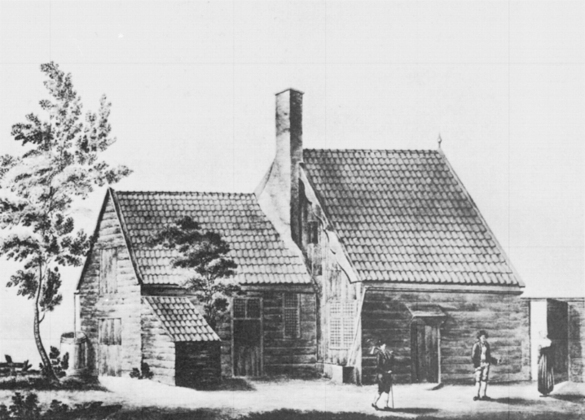 La casa de Pedro en Zaandam Holanda 1697 Popular xilografía que describe - photo 11