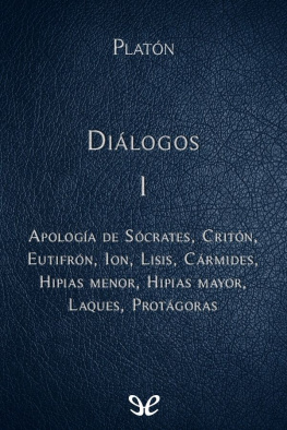 Platón Diálogos I