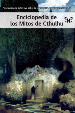 Daniel Harms Enciclopedia de los Mitos de Cthulhu