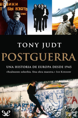 Tony Judt Postguerra