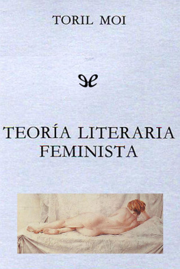 Toril Moi Teoría literaria feminista