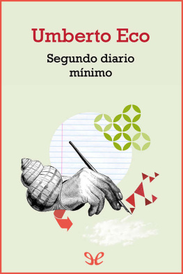 Umberto Eco - Segundo diario mínimo
