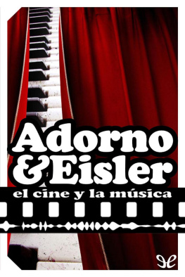 Theodor W. Adorno El cine y la música