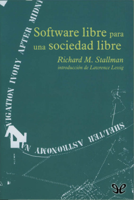 Richard Stallman Software libre para una sociedad libre