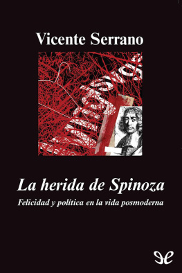 Vicente Serrano La herida de Spinoza