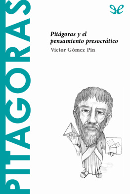 Víctor Gómez Pin Pitágoras