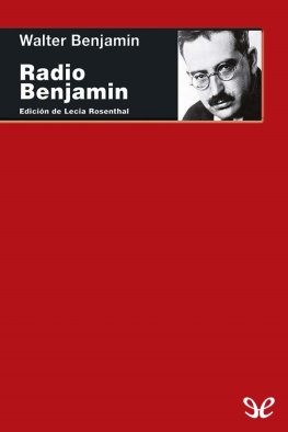Walter Benjamin Radio Benjamin