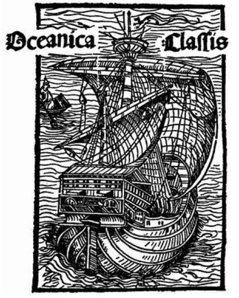 Una de las tres carabelas de Colón Xilografía que figura en la edición latina - photo 4