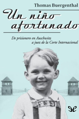 Thomas Buergenthal - Un niño afortunado