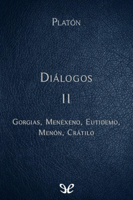 Platón Diálogos II