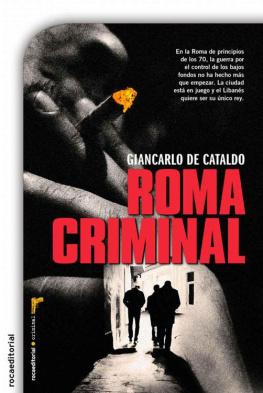 Giancarlo De Cataldo Roma criminal