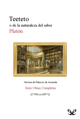 Platón - Teeteto
