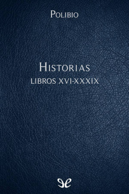 Polibio Historias Libros XVI-XXXIX