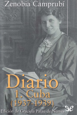 Zenobia Camprubí Aymar Diario 1. Cuba (1937-1939)