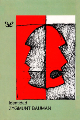 Zygmunt Bauman - Identidad