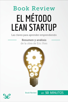 Xavier Xhoffray El método Lean Startup