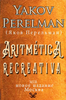 Yakov Perelman Aritmetica recreativa